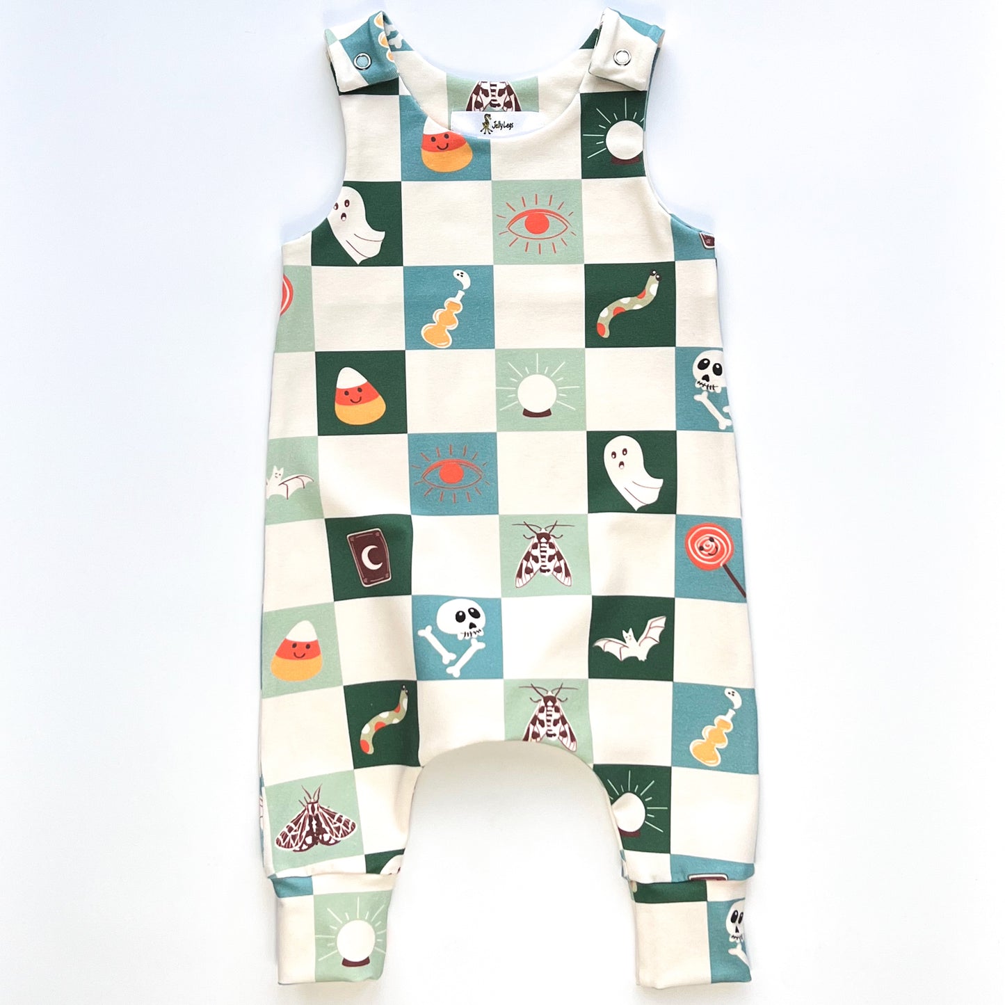 HALLOWEEN FANTASY DUNGAREE ROMPER