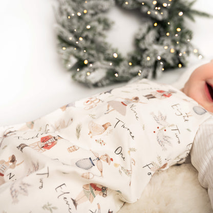 12 DAYS OF CHRISTMAS DUNGAREE ROMPER