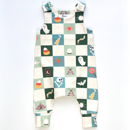 HALLOWEEN FANTASY DUNGAREE ROMPER