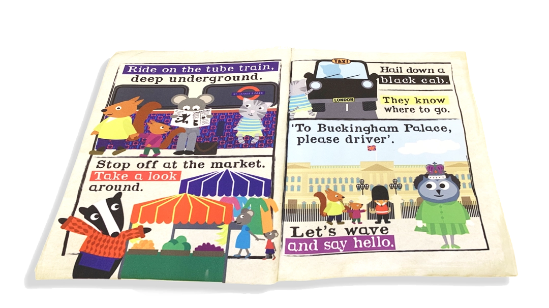 Nursery Times Crinkle Newspaper - London