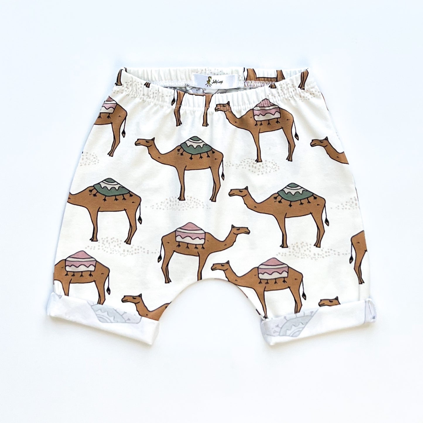 SALE CAMEL HAREM SHORTS